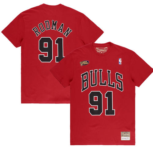 Chicago Bulls Dennis Rodman t-shirt, Mitchell & Ness