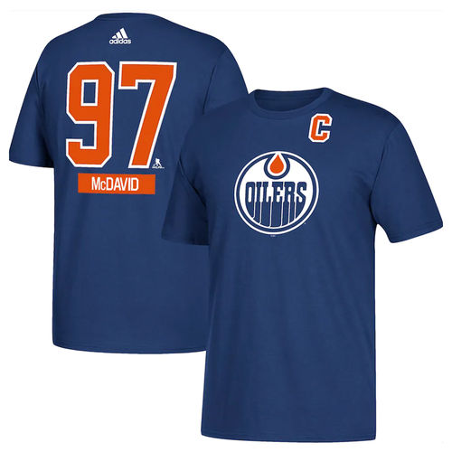 Edmonton Oilers McDavid t-paita Adidas