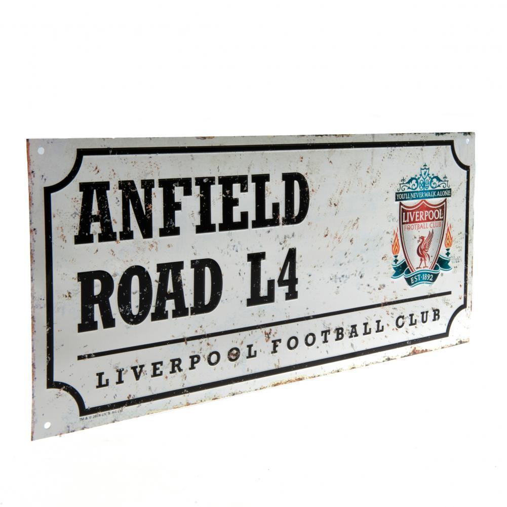 Liverpool F.C. Street Sign Retro