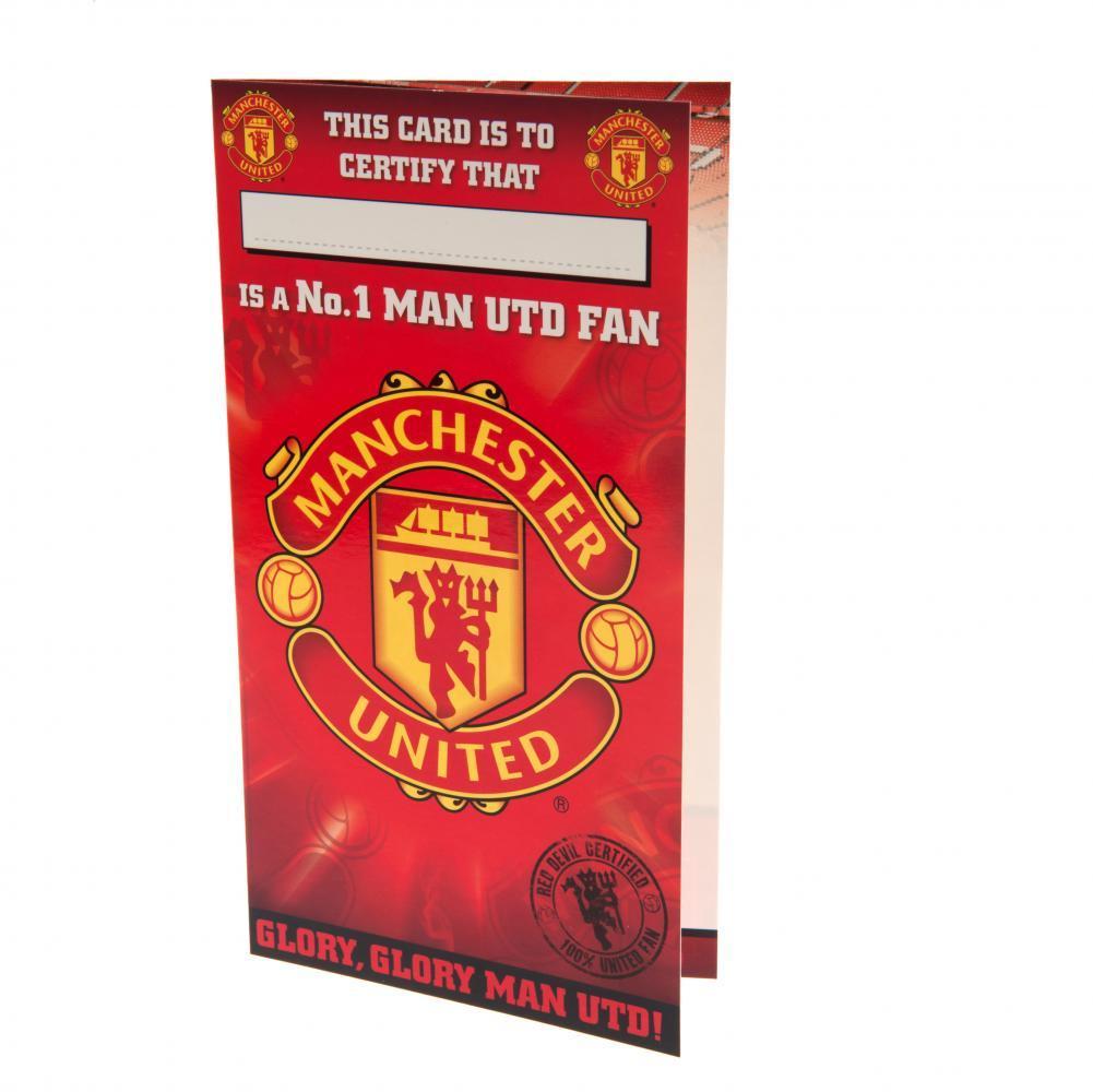 Manchester United F.C. Birthday Card No 1 Fan