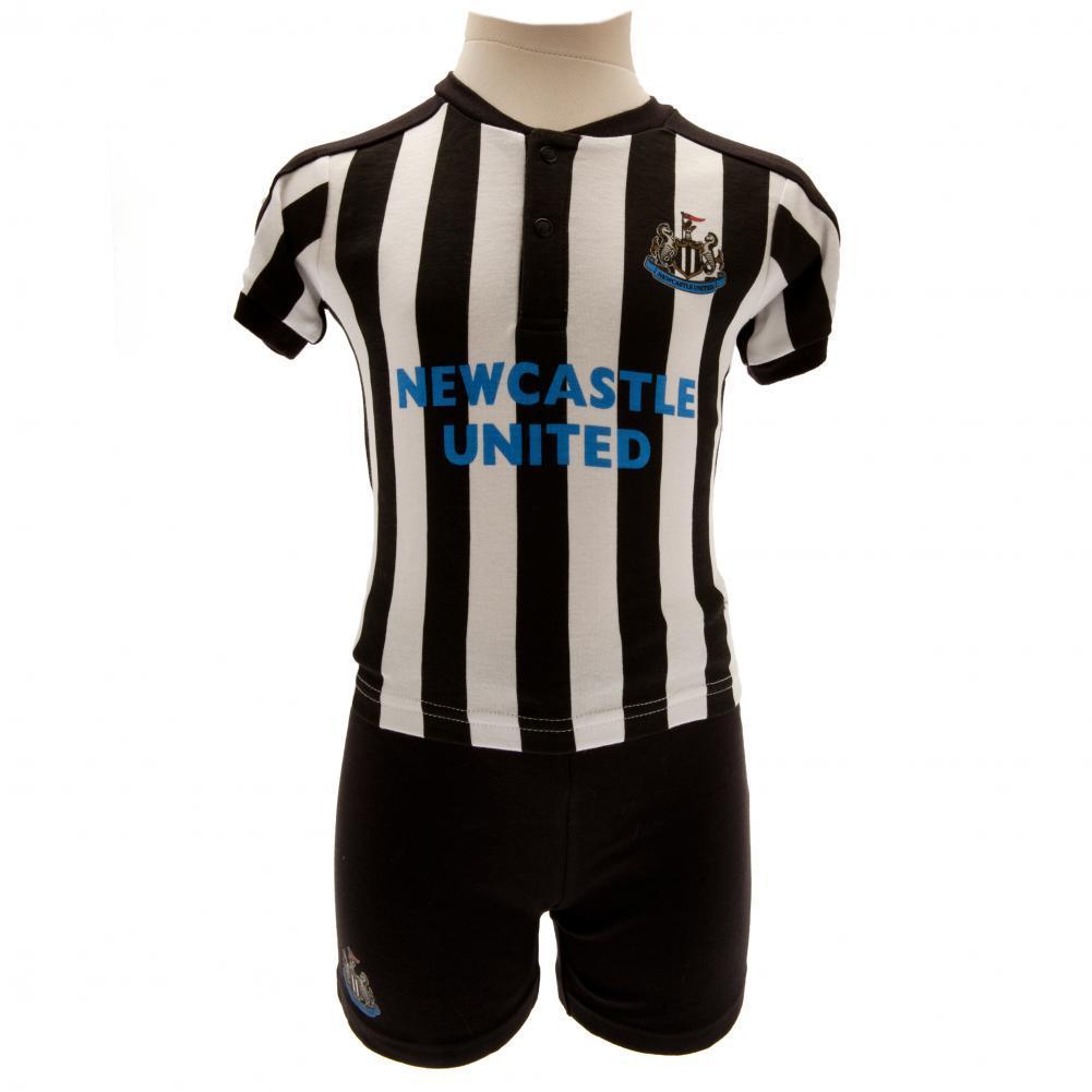 Newcastle United F.C. Shirt & Short Set 9/12 kk ST