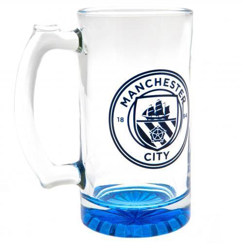 CC Stein Glass Tankard Official Licensed Manchester City F.C 