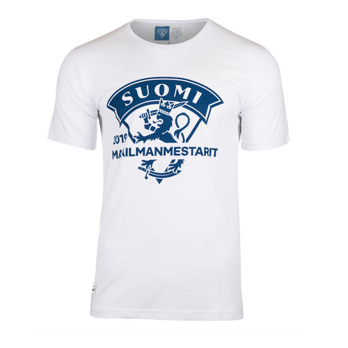 Team Finland "Maailmanmestarit 2019" t-shirt for kids