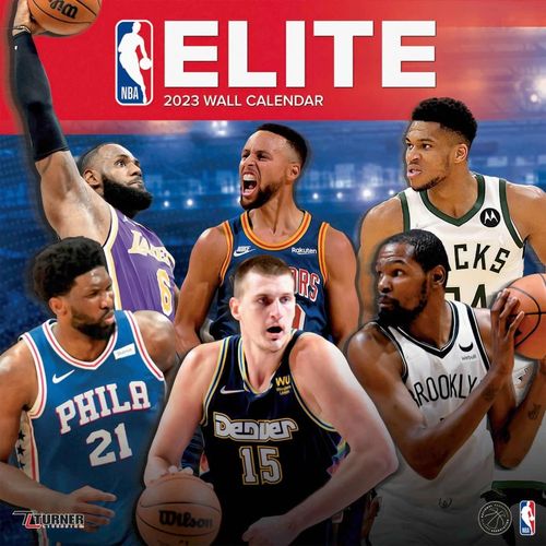 NBA Elite Wall Calendar 2023
