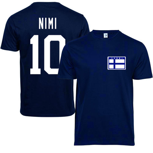 Finland t-shirt with name and number