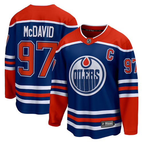 Edmonton Oilers McDavid Breakaway Jersey Fanatics