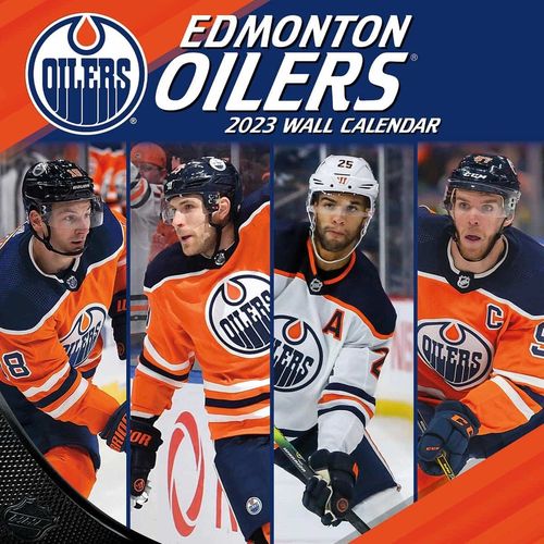 Edmonton Oilers Wall Calendar 2023