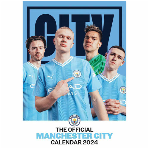 Manchester City FC A3 Calendar 2024